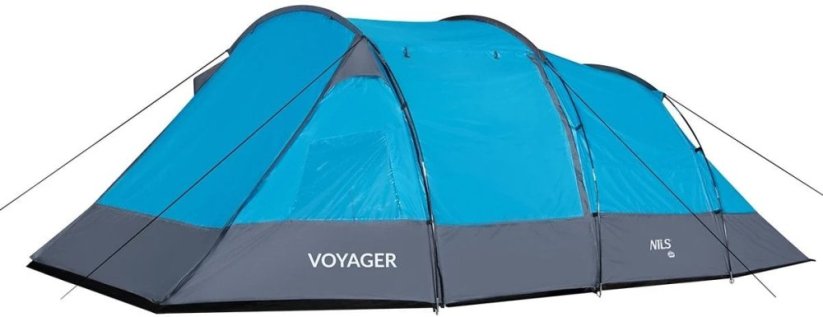 Nils Extreme Namiot turystyczny kempingowy voyager Nils camp NC3027 Modrý 4 osoby 450x260x150cm