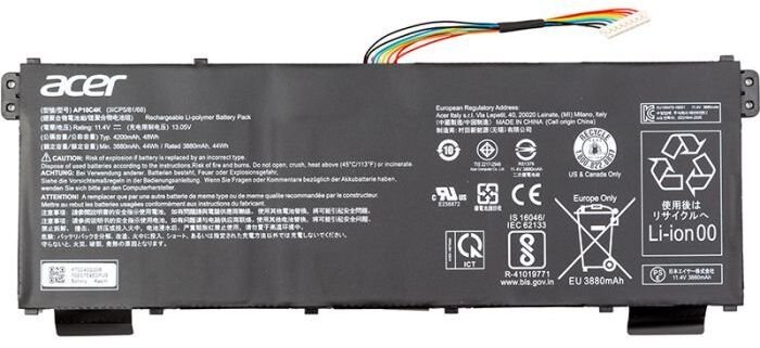 Acer Nešiojamo kompiuterio baterija ACER AP18C4K, 4200mAh, Original