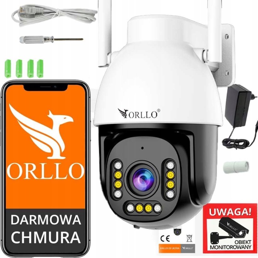 ORLLO Kamera IP vonkajšia obrotowa zoom x10 ORLLO Z9 ULTRA
