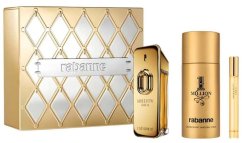 Paco Rabanne Set : Million Gold, Eau De Parfum, For Men, 100 ml + Million Gold, Eau De Parfum, For Women, 10 ml + 1 Million, Anti-Perspirant, Deodorant Spray, For Men, 150 ml For Women