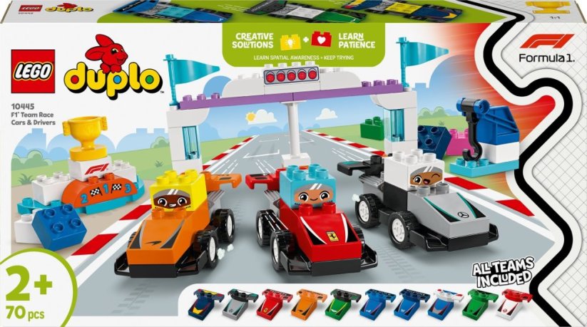 LEGO Duplo Bolidy i kierowcy F1® (10445)