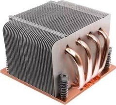 Dynatron DYNATRON Q2 Intel CPU Kuehler LGA1700 2U Kuehlkoerper aus Kupfer und Aluminium Lamellen plus 4 Heat Pipes Passiv bis zu 150W TDP