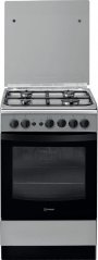 Indesit INDESIT Cooker IS5G1PMX/E Hob type Gas, Oven type Electric, Inox, Width 50 cm, Grilling, 59 L, Depth 60 cm