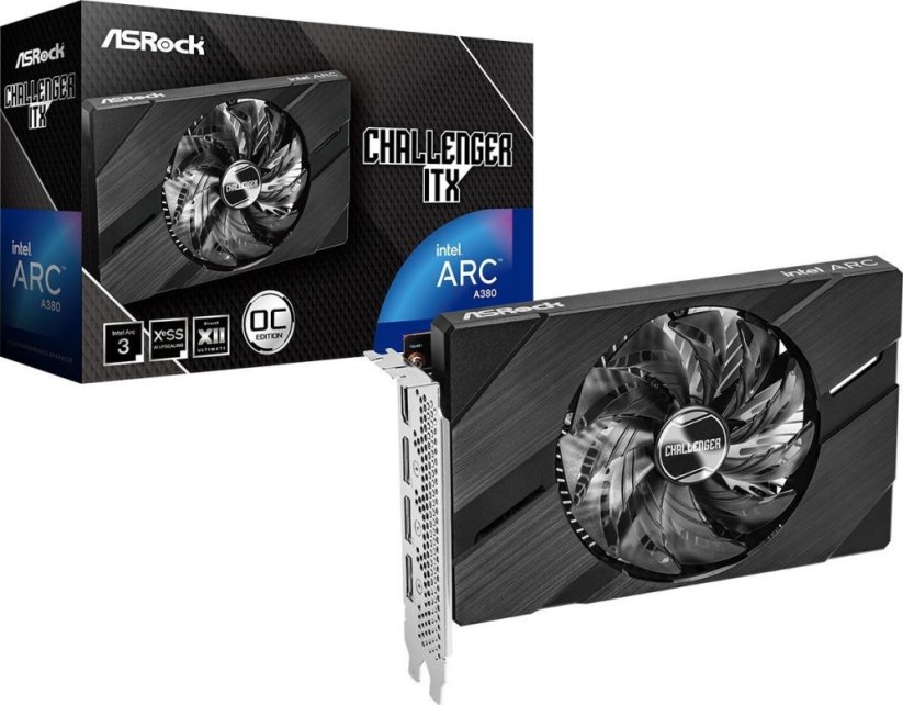 ASRock Intel Arc A380 Challenger ITX OC 6GB GDDR6 (90-GA3KZZ-00UANF)