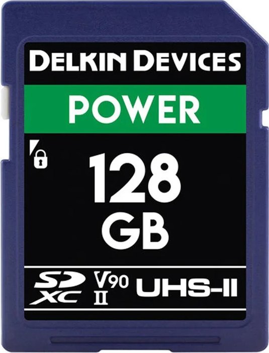 Delkin Power 2000x SDXC 128 GB Class 10 UHS-II/U3 V90 (DDSDG2000128)