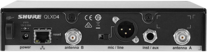 Shure QLXD4E=-G51 - odbiornik cyfrowy (470-534 MHz)