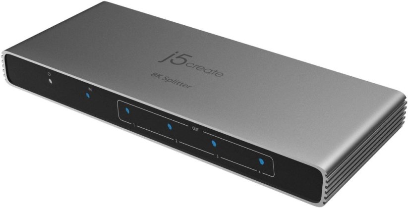 j5create Rozdzielacz HDMI 2.1 8K 4-kierunkowy (JDSH814-N)