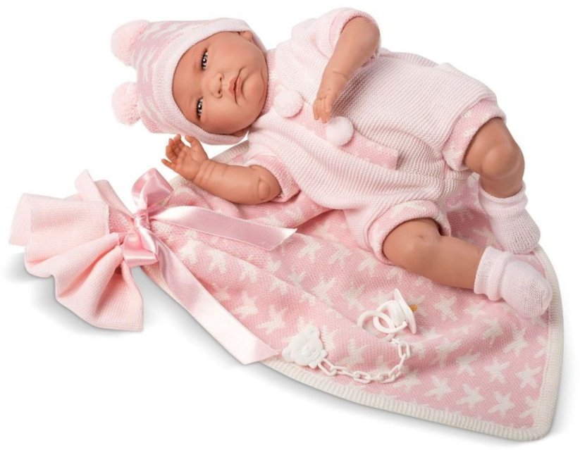 Llorens Bábika z Ružovým kocykiem, 40 cm (GXP-605841)