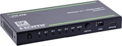 Club 3D InLine HDMI Switch – 4-Way – 48Gb/s – 8K at 60Hz – With USB-C