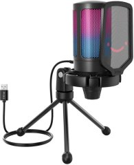 Fifine Fifine Technology FIFINE AmpliGame A6V RGB Juodas (Juodas) Kondensatorinis Mikrofonas