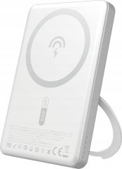Dudao K28S 20W PD with MagSafe and Stand 5000 mAh strieborný