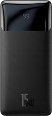 Baseus Bipow Digital Display 15W 30000mAh Čierny