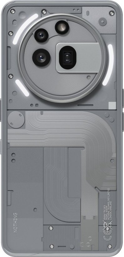 Nothing Nothing Phone (3a) Pro 17,2 cm (6.77") Dual SIM Android 15 5G USB Type-C 12 GB 256 GB 5000 mAh Sivý