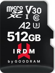 GoodRam IRDM M2AA MicroSDXC 512 GB Class 10 UHS-I/U3 A2 V30 (IR-M2AA-5120R12)