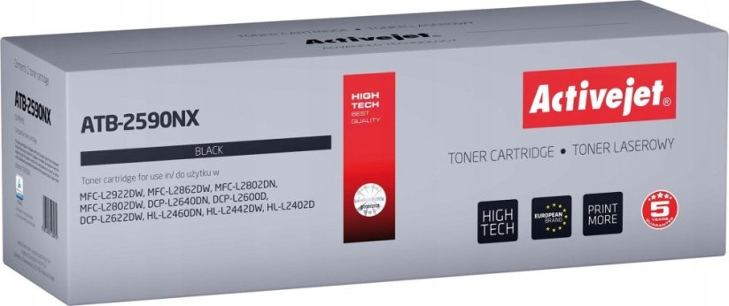 Activejet Activejet ATB-2590NX (zamiennik Brother TN2590XL; Supreme; 3000 stron; czarny)