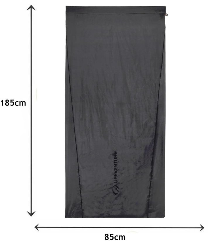 Lifeventure Spacák wkład Silk Sleeping Bag Liner pravouhlý