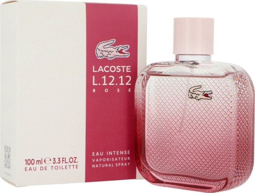 Lacoste Lacoste, L.12.12 Rose Intense, Eau De Toilette, For Women, 100 ml For Women WOMEN
