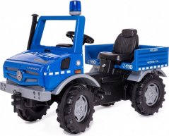 Rolly Toys Ciężarówka auto na pedále Unimog Merc-Benz Policja
