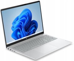 HP OmniBook 3 16-bu0042nwx Intel Core Ultra 9 285H Notebook 40,6 cm (16") 2K 16 GB DDR5-SDRAM 512 GB SSD Wi-Fi 6 (802.11ax) Windows 11 Home AI PC strieborný (D9MP5EA)