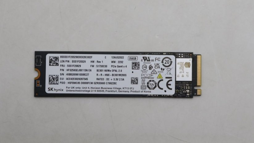 Lenovo 256GB M.2 2280 PCIe 4.0 x4