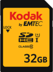 Kodak 580X SDHC 32 GB Class 10 UHS-I/U1 (EKMSD32GHC10K)