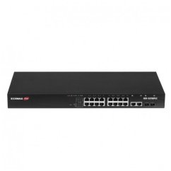 EdiMax edimax technology Switch zarządzalny Edimax IGS-5218PLC Web Smart 16x1GbE PoE+ 2xSFP Combo Uplink