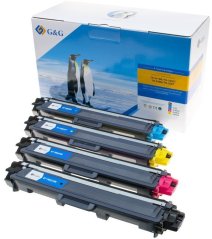 G&G Sada 4 sztuk Pre Brother TN241/242/245/246 BK/C/M/Y
