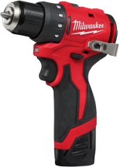 Milwaukee Akum. suktuvas-gręžtuvas M12 BLDDRC-202C 12V, 2x2,0Ah