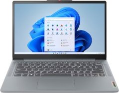 Lenovo Lenovo IdeaPad Slim 3 Intel Core i5 i5-12450H Notebook 35,6 cm (14") Full HD 8 GB LPDDR5-SDRAM 512 GB SSD Wi-Fi 6 (802.11ax) Windows 11 Home Sivý