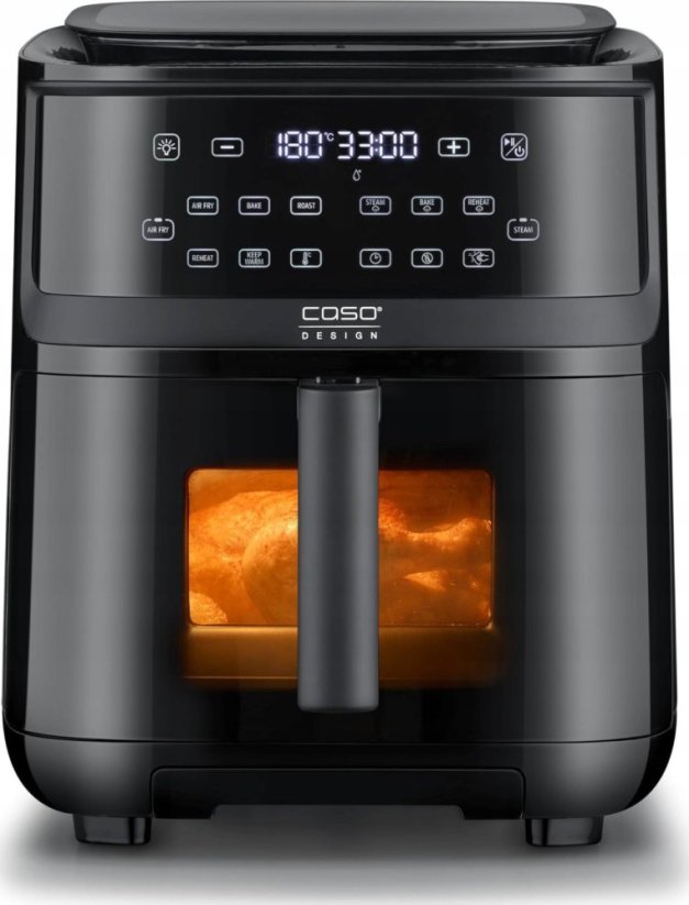 Caso Caso | Air Fryer with Steam Function | Steam and AirFry 700 | Power 1700 W | Capacity 7 L | Juodas