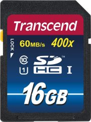 Transcend 300x SDHC 16 GB Class 10 UHS-I/U1  (TS16GSDU1)