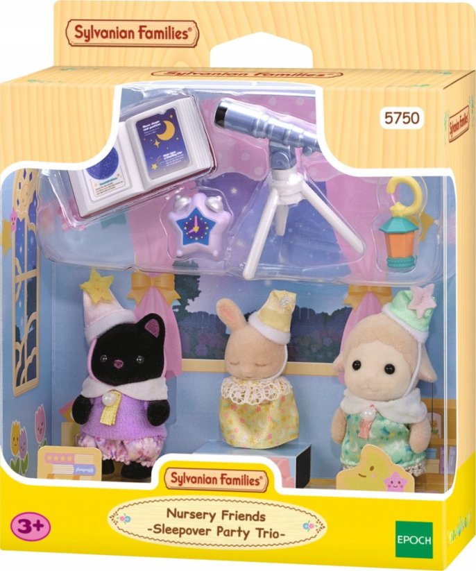 Epoch SYLVANIAN piżama party Baby Trio 05750