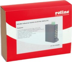 Roline Switch przemysłowy ROLINE, 6x RJ-45 i 2x RJ-45 lub SC, niezarządzalny