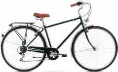 Romet Dviratis Romet Vintage Eco M 2024 dark green-18" / M (Dydis: 18" / M)