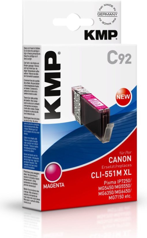 KMP C92 Toner magenta do Canon CLI-551 M XL (1519,0006)
