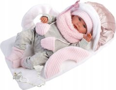 Llorens 17404 Bábika bobas 42 cm Mimi nosidełkiem