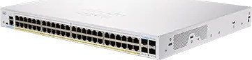 Cisco Cisco switch CBS250-48PP-4G, 48xGbE RJ45, 4xSFP, PoE+, 195W (CBS25048PP4GEURF)