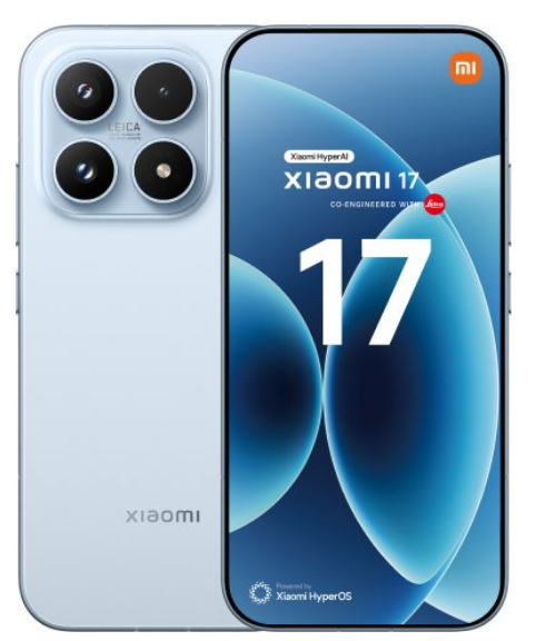 Xiaomi 17 5G 12/512GB Light Blue (MZB0MLWEU)