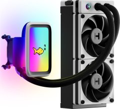 Hyte THICC Q60 240mm LCD All In One CPU Liquid Cooler - Biely/Čierny