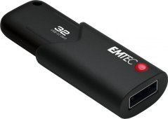 Emtec Emtec B120 Click Secure pamięć USB 32 GB USB Typu-A 3.2 Gen 2 (3.1 Gen 2) Čierny