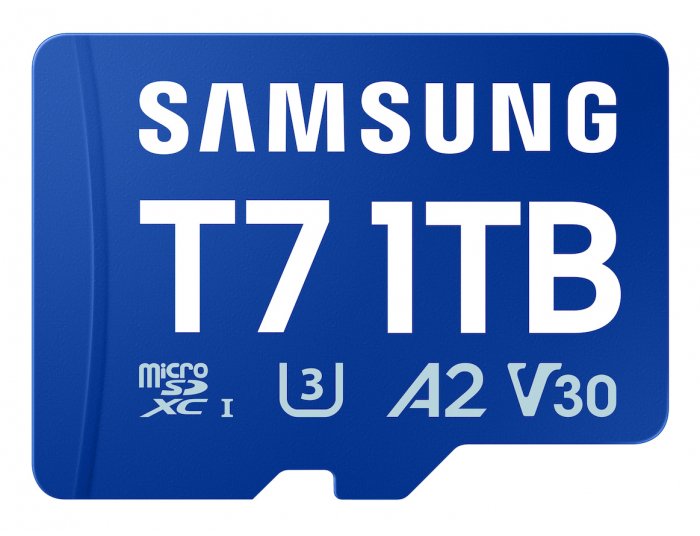Samsung T7 MicroSDXC 1 TB Class 10 UHS-I/U3 A2 V30 (MB-MB1T0T/WW)