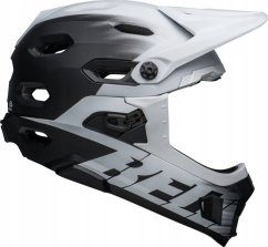 Bell Prilba na celú tvár BELL SUPER DH MIPS SPHERICAL matte black white roz. L (59-63 cm) (NEW)