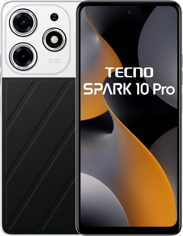 Tecno Spark 10 Pro 8/256GB Čierno-strieborný  (Lunar Eclipse KI7)