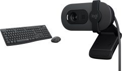Logitech MK295 Silent Wireless Combo (920-009800) + Brio 100 (960-001585)