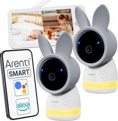 Arenti Arenti 4MP Wi-Fi Baby Kit with dual cameras + LCD
