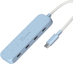 j5create j5create JCH345EC USB 3.2 Gen 1 (3.1 Gen 1) Type-C 10000 Mbit/s Cyjan