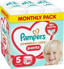 Pampers Pieluchomajtki Premium Care 5 11-17 kg, 80 szt.