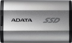 ADATA disk SSD External SD810 4TB USB3.2C 20Gb/s Silver