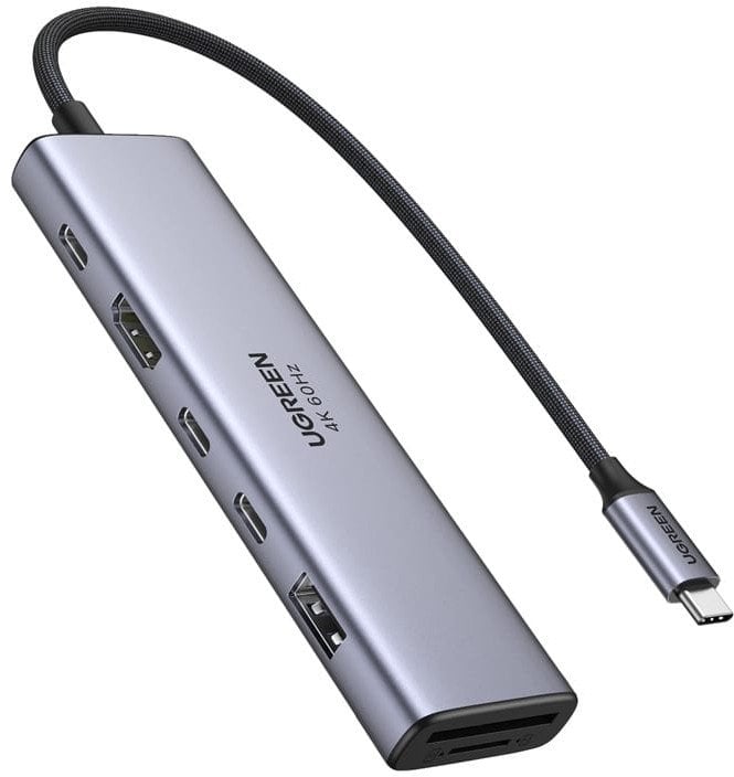 Ugreen Ugreen REVODOK 7-IN-1 4K@60HZ HDMI DOCK Dokujący Dok Sivý