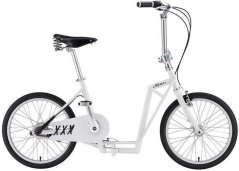 The-sliders Lite White gustowny i komfortowy, skladaný Bicykel, hulajnoga 2w1
